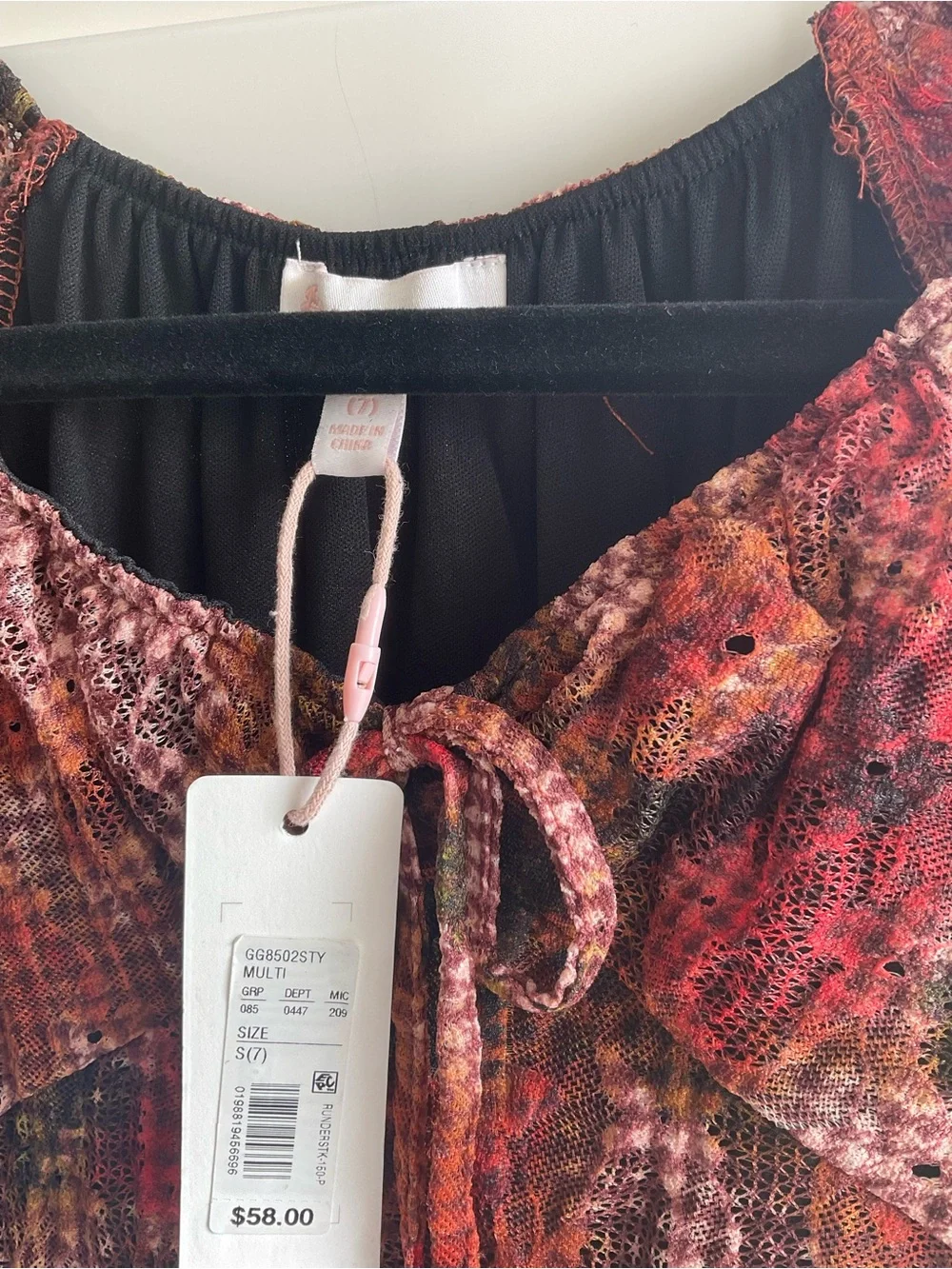 NWT GB Girls Floral Print Maxi Dress, Size 7, Fully Lined